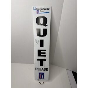 PGA Nationwide Tour Quiet Please Sign Autographed by Chez Reavie Golf Souvenir